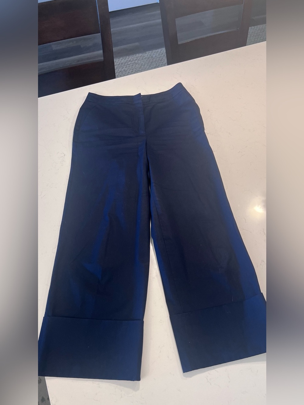 Boden Navy Cropped Dress Pants size 4